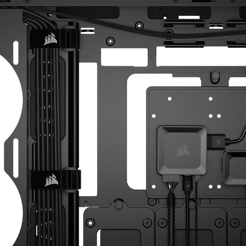 Corsair iCUE LINK 5000T LX kabinett midtårn E-ATX RGB svart - Corsair