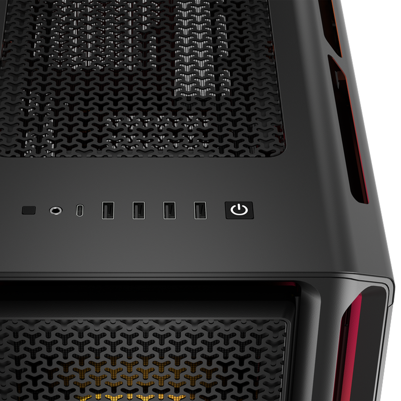 Corsair iCUE LINK 5000T LX kabinett midtårn E-ATX RGB svart - Corsair