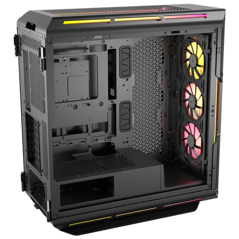Corsair iCUE LINK 5000T LX kabinett midtårn E-ATX RGB svart - Corsair