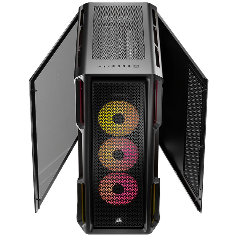 Corsair iCUE LINK 5000T LX kabinett midtårn E-ATX RGB svart - Corsair