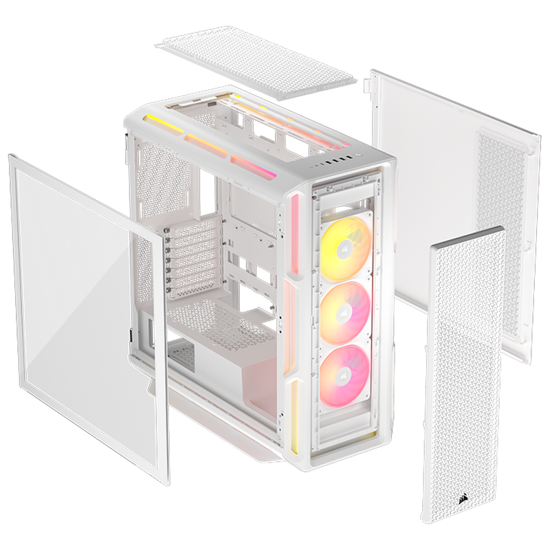 Corsair iCUE LINK 5000T LX kabinett midtårn E-ATX RGB svart - Corsair