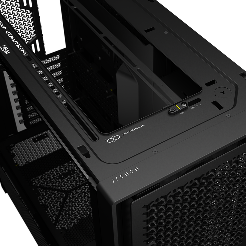 Corsair Frame 5000D kabinett midtårn E-ATX herdet glass - Corsair