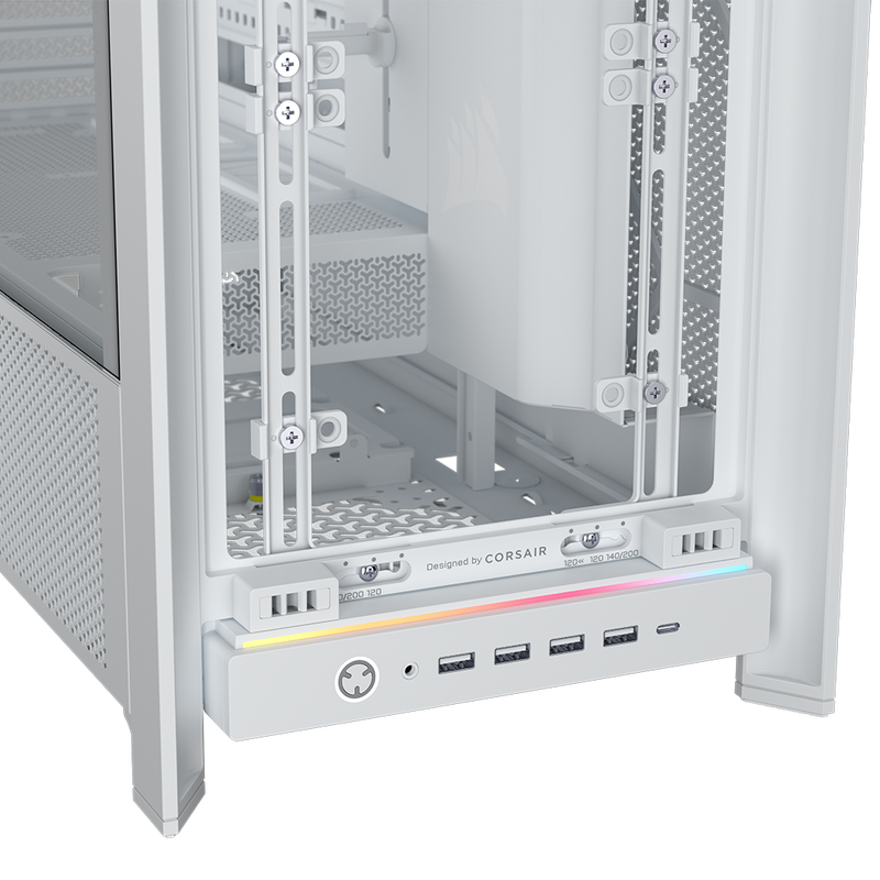 Corsair Frame 5000D kabinett midtårn E-ATX herdet glass - Corsair