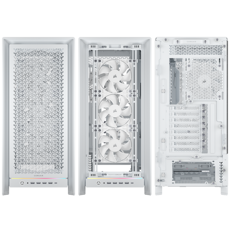 Corsair Frame 5000D kabinett midtårn E-ATX herdet glass - Corsair