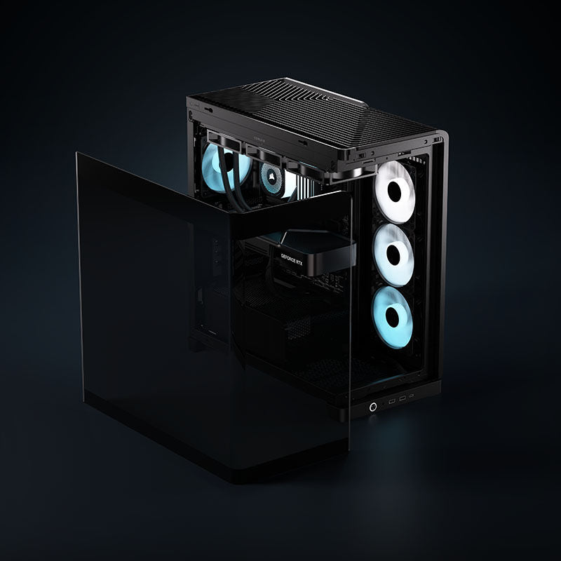 Corsair FRAME 4500X RS-R ARGB kabinett midtårn E-ATX svart - Corsair