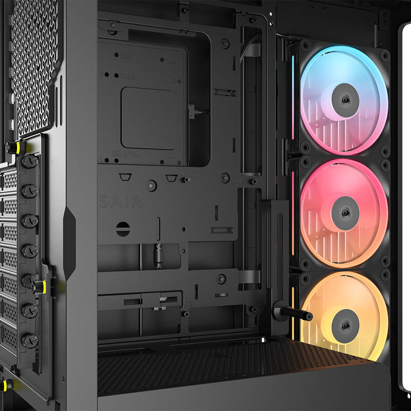 Corsair FRAME 4500X LX-R RGB kabinett midtårn E-ATX svart - Corsair