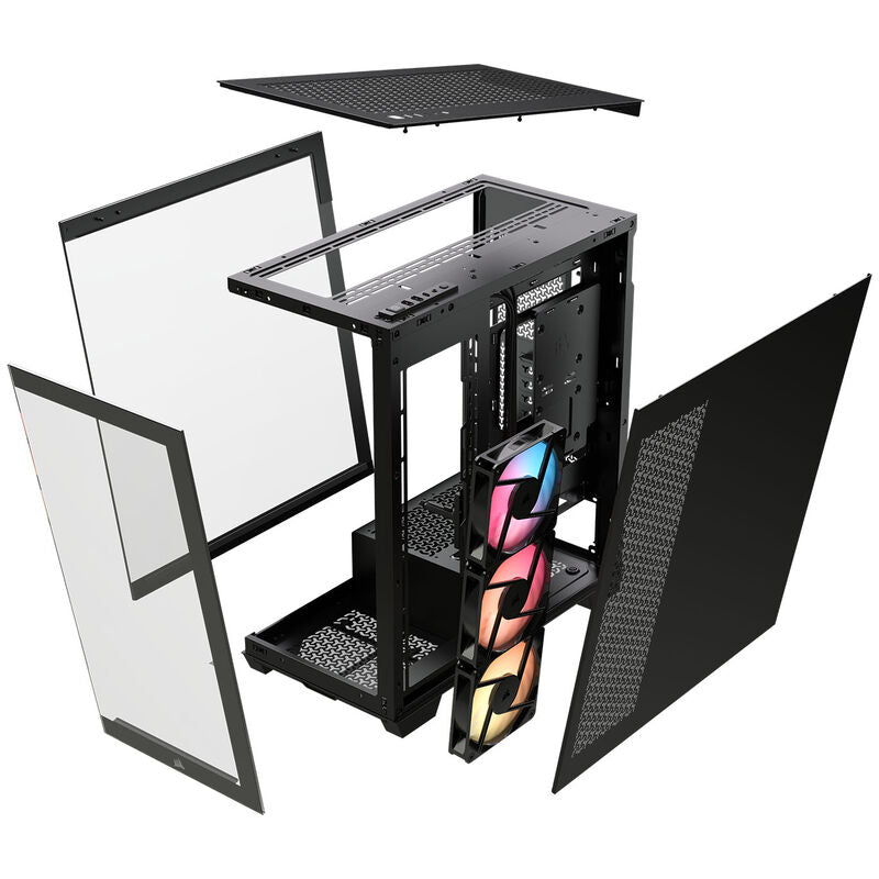 Corsair 3500X RS-R kabinett midtårn E-ATX RGB herdet glass - Corsair