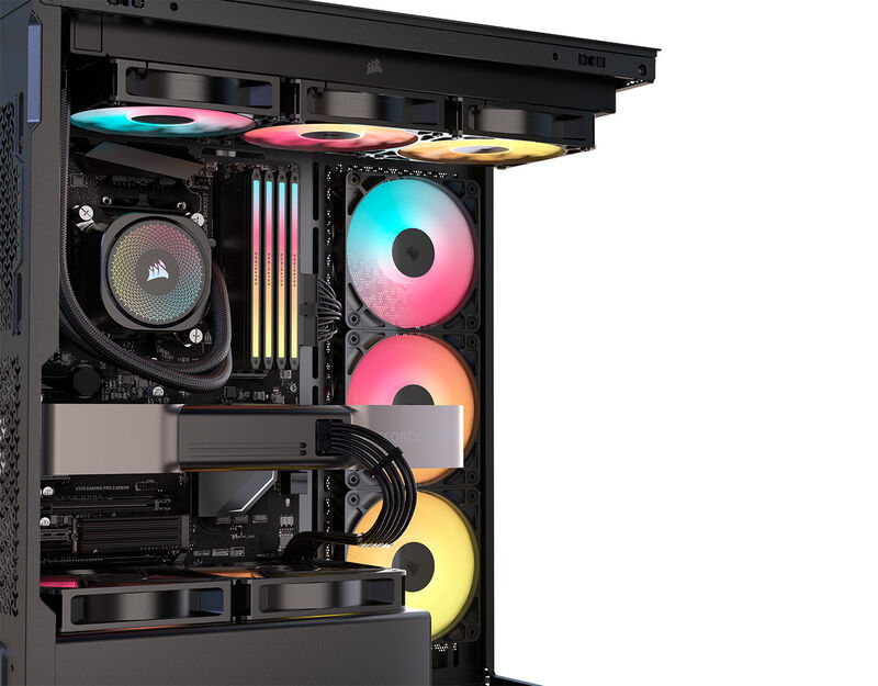 Corsair 3500X RS-R kabinett midtårn E-ATX RGB herdet glass - Corsair