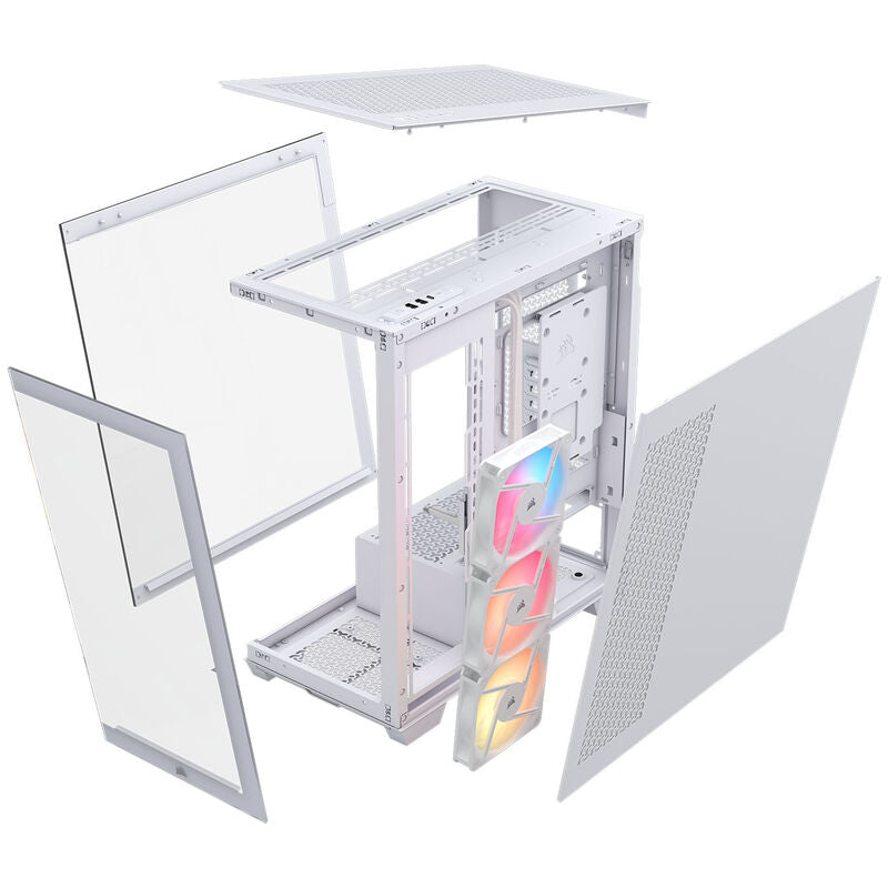 Corsair 3500X RS-R kabinett midtårn E-ATX RGB herdet glass - Corsair