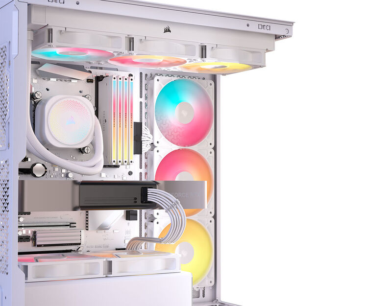 Corsair 3500X RS-R kabinett midtårn E-ATX RGB herdet glass - Corsair