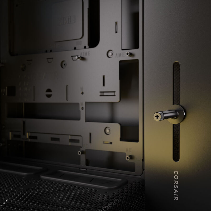Corsair FRAME 4000D LCD RS kabinett midtårn ARGB herdet glass - Corsair