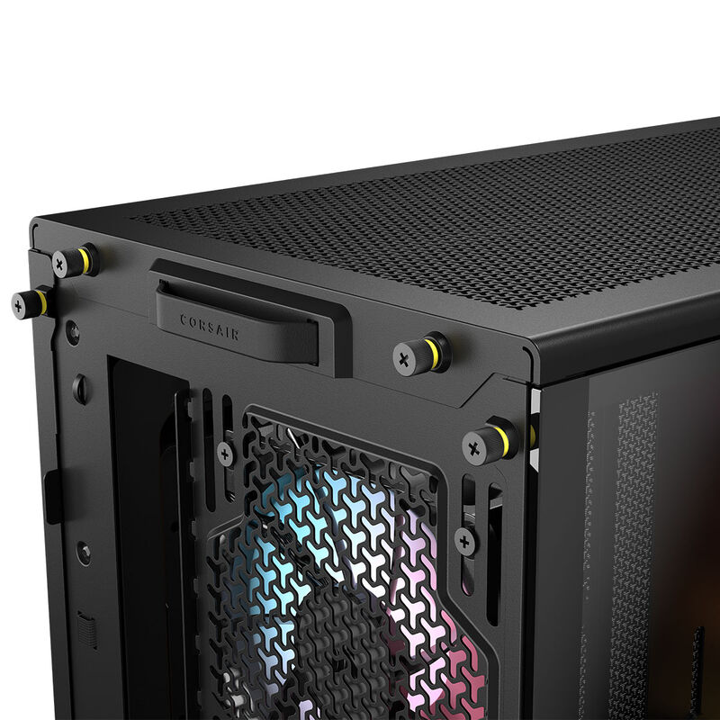 Corsair FRAME 4000D LCD RS kabinett midtårn ARGB herdet glass - Corsair