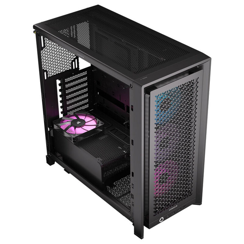 Corsair FRAME 4000D LCD RS kabinett midtårn ARGB herdet glass - Corsair