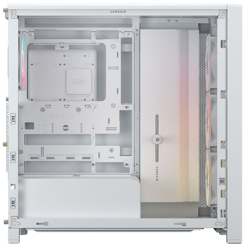 Corsair FRAME 4000D LCD RS kabinett midtårn ARGB herdet glass - Corsair