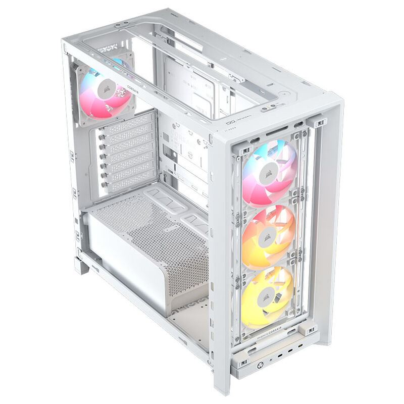Corsair FRAME 4000D LCD RS kabinett midtårn ARGB herdet glass - Corsair