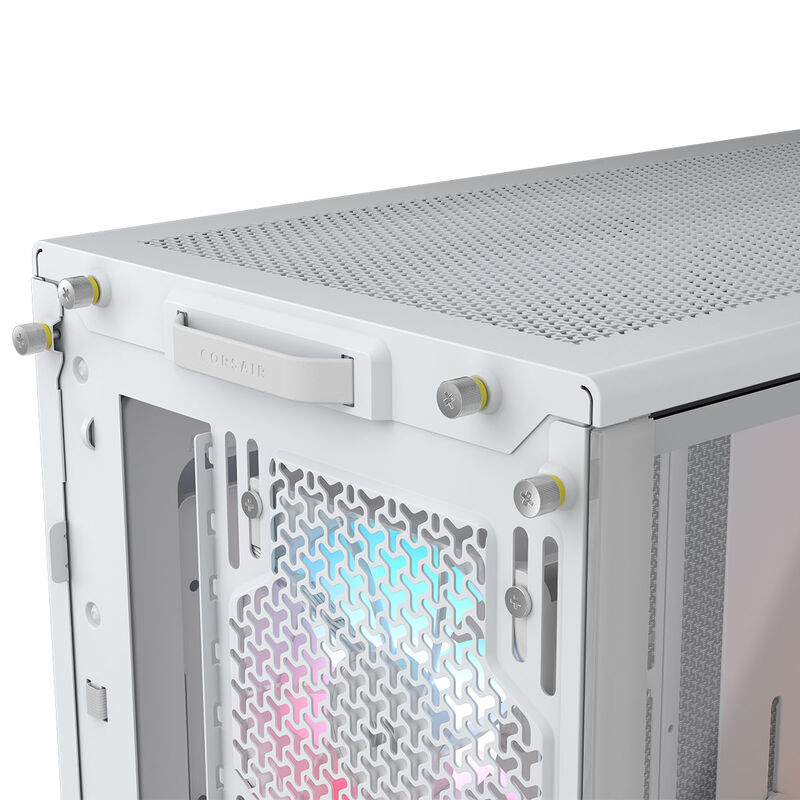 Corsair FRAME 4000D LCD RS kabinett midtårn ARGB herdet glass - Corsair