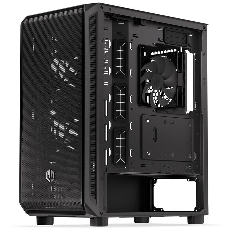 Endorfy Arx 500 ARGB kabinett midtårn ATX 4x 140 mm svart - Endorfy