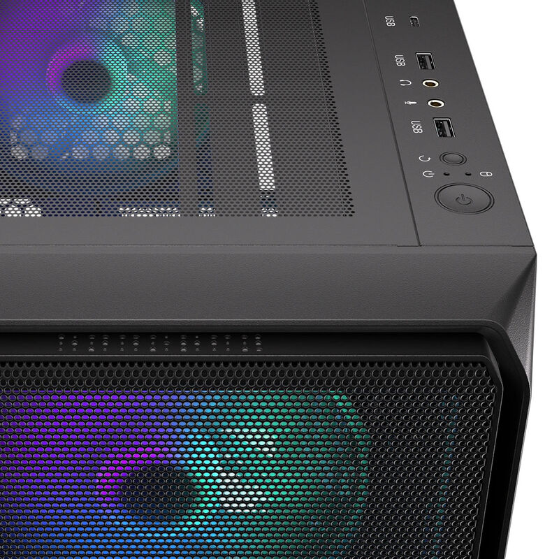 Endorfy Arx 500 ARGB kabinett midtårn ATX 4x 140 mm svart - Endorfy