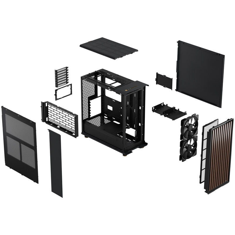 Fractal Design North kabinett midtårn ATX mesh svart - Fractal Design