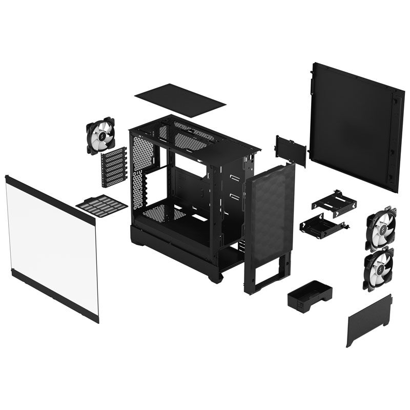 Fractal Design Pop Air midtårn kabinett herdet glass - Fractal Design