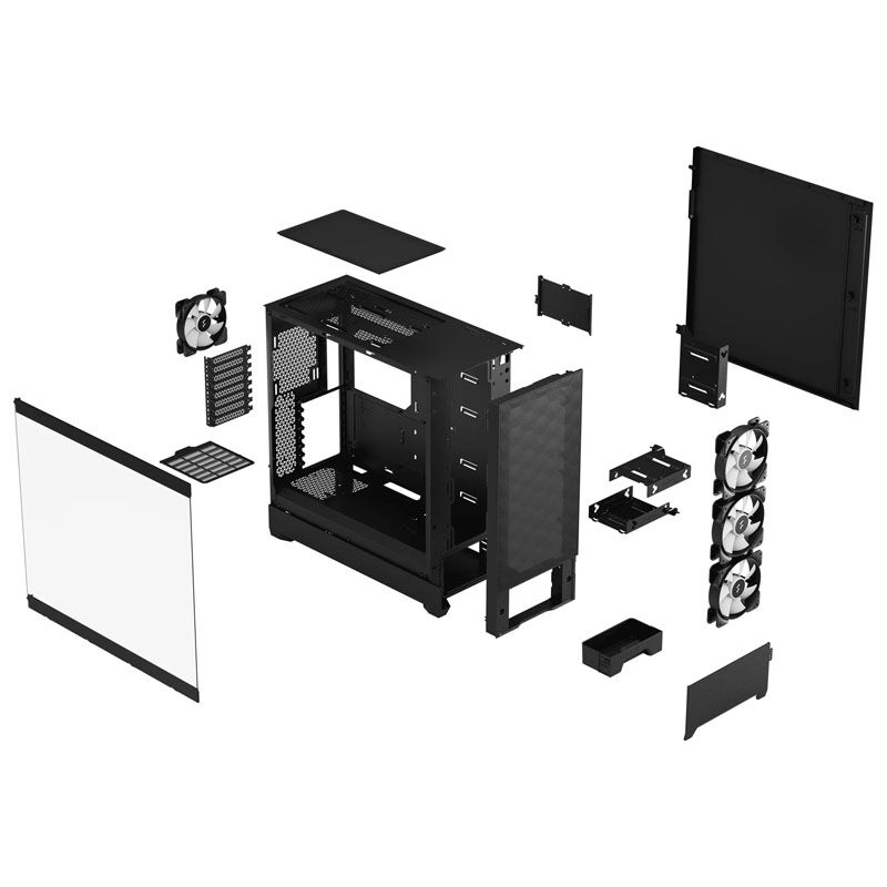 Fractal Design Pop XL Air Clear Tint kabinett E-ATX - Fractal Design