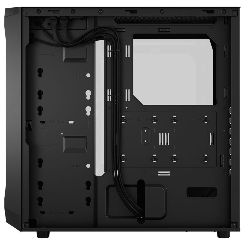 Fractal Design Focus 2 TG Clear Tint kabinett midtårn ATX - Fractal Design