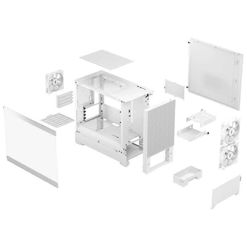 Fractal Design Pop Mini Air kabinett Micro-ATX herdet glass - Fractal Design