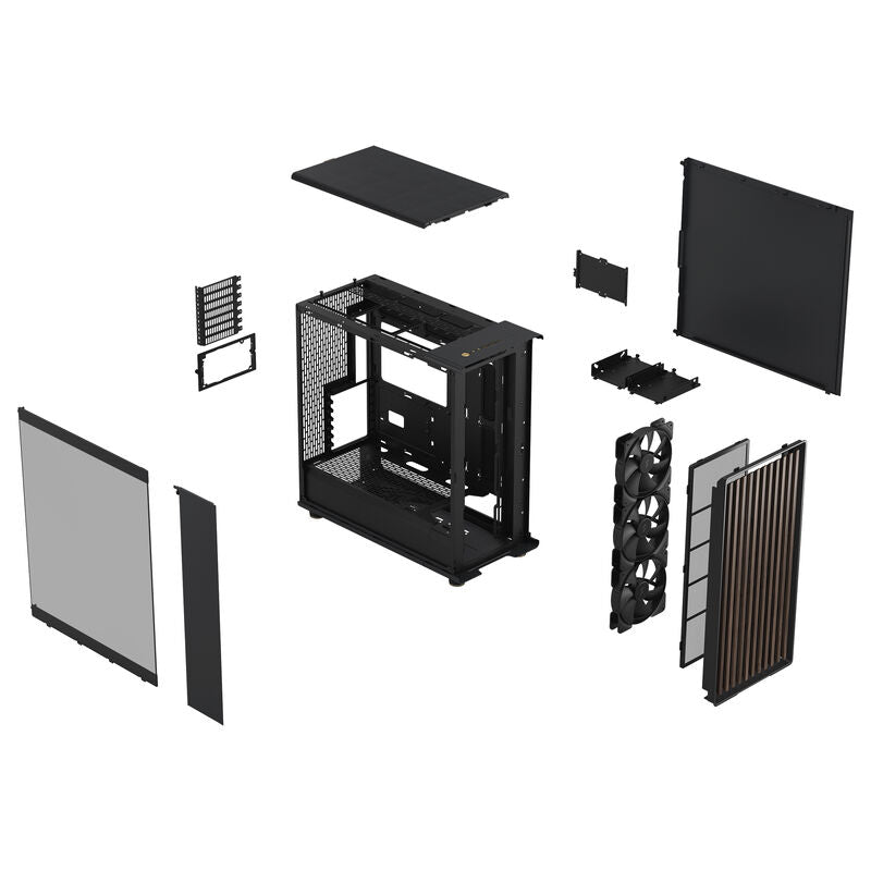 Fractal Design North XL Charcoal kabinett TG Dark E-ATX - Fractal Design