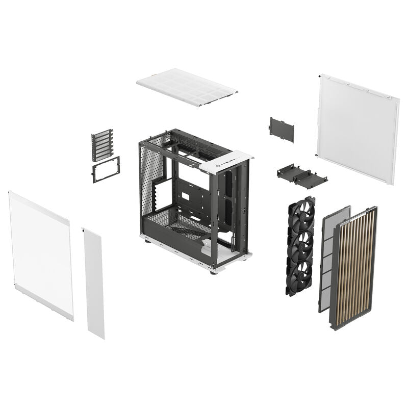 Fractal Design North XL Chalk kabinett TG Clear E-ATX - Fractal Design