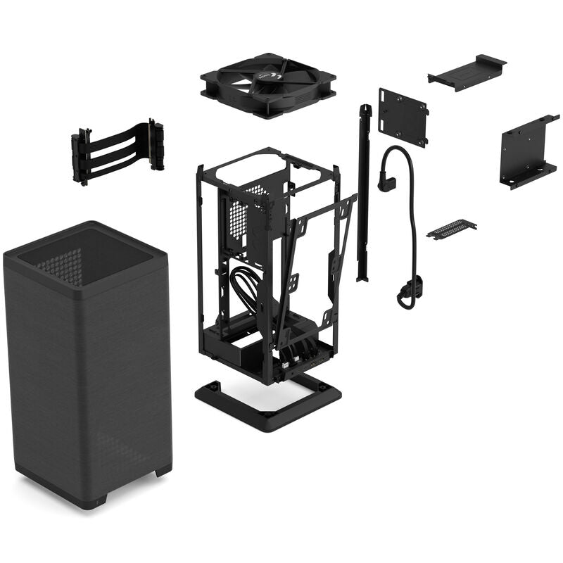 Fractal Design Mood Mini-ITX kabinett lysegrå - Fractal Design