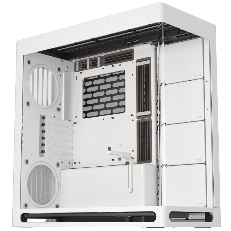 HAVN HS 420 kabinett midtårn E-ATX herdet glass hvit - HAVN
