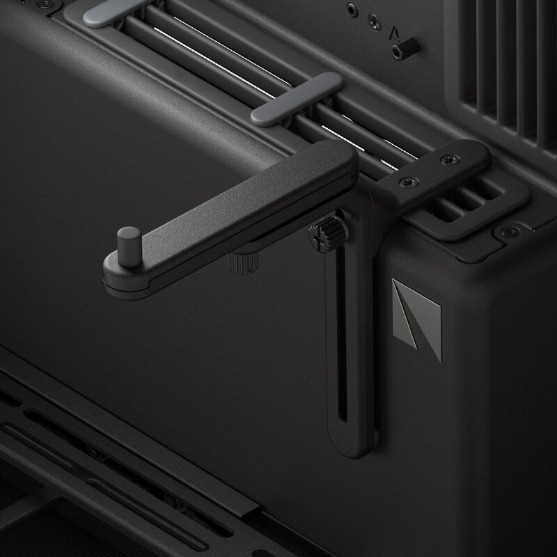 HAVN HS 420 kabinett midtårn E-ATX herdet glass hvit - HAVN