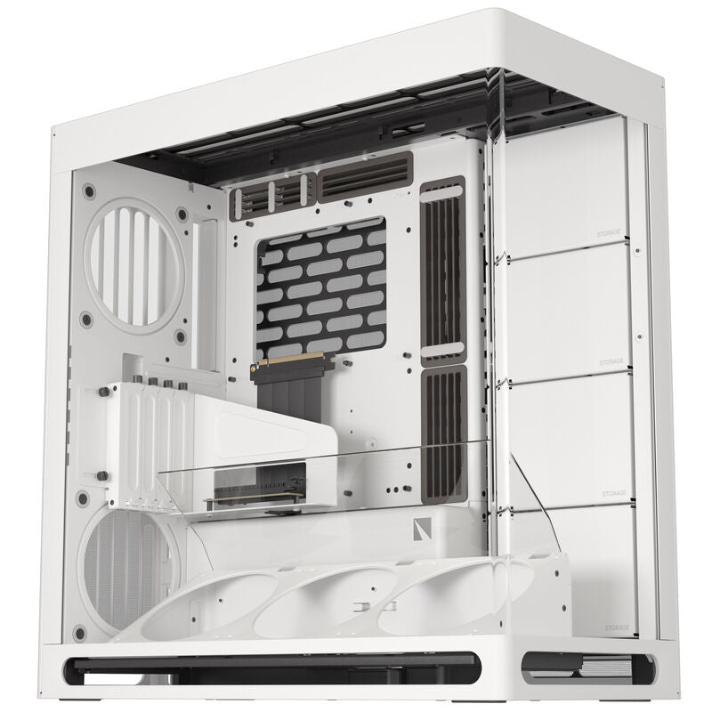 HAVN HS 420 VGPU kabinett midtårn E-ATX PCIe 5.0 riser hvit - HAVN