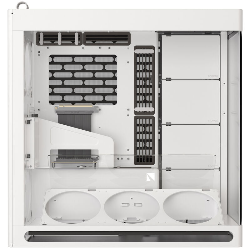 HAVN HS 420 VGPU kabinett midtårn E-ATX PCIe 5.0 riser hvit - HAVN