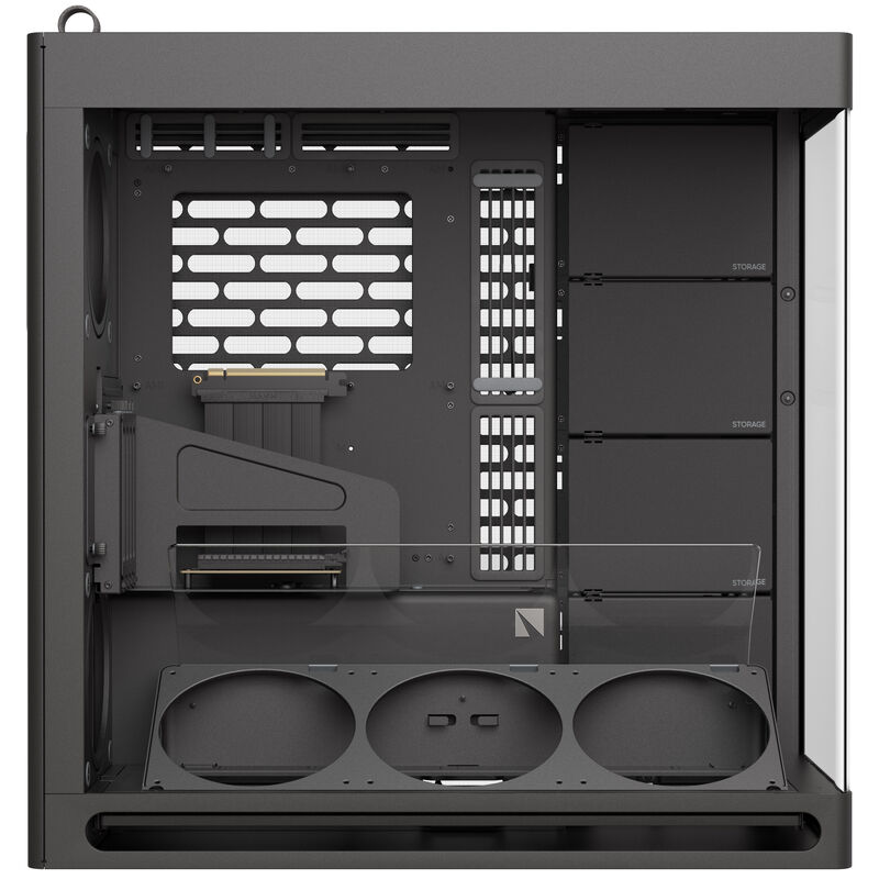 HAVN HS 420 VGPU kabinett midtårn E-ATX PCIe 5.0 riser hvit - HAVN