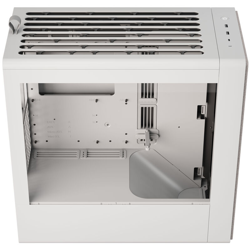HAVN BF 360 kabinett midtårn E-ATX herdet glass svart - HAVN