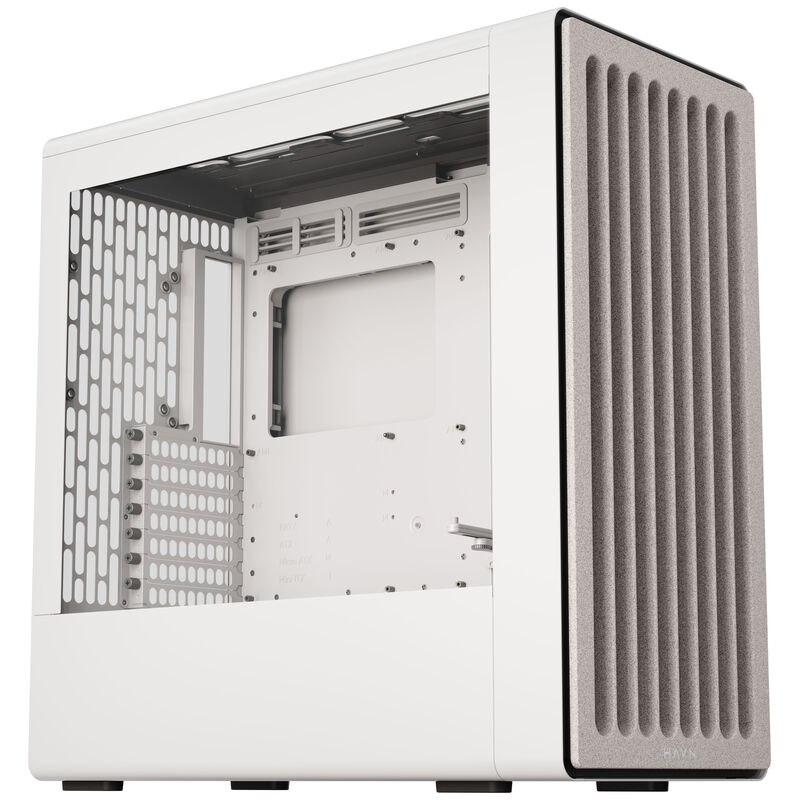 HAVN BF 360 kabinett midtårn E-ATX herdet glass svart - HAVN