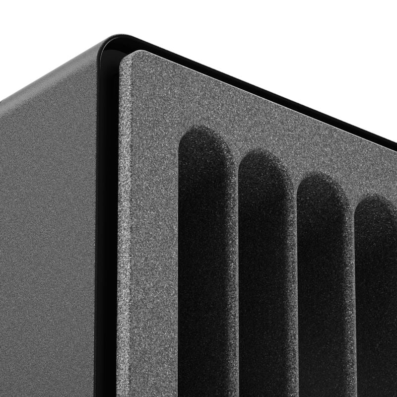 HAVN BF 360 kabinett midtårn E-ATX herdet glass svart - HAVN