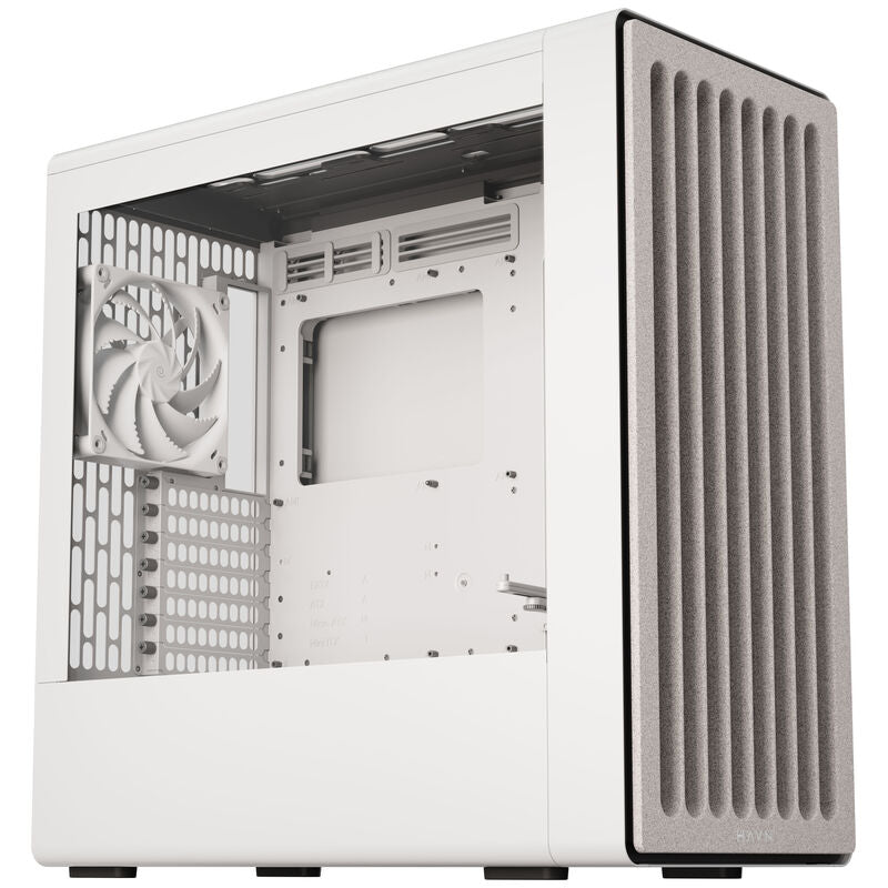 HAVN BF 360 Flow kabinett midtårn E-ATX herdet glass svart - HAVN