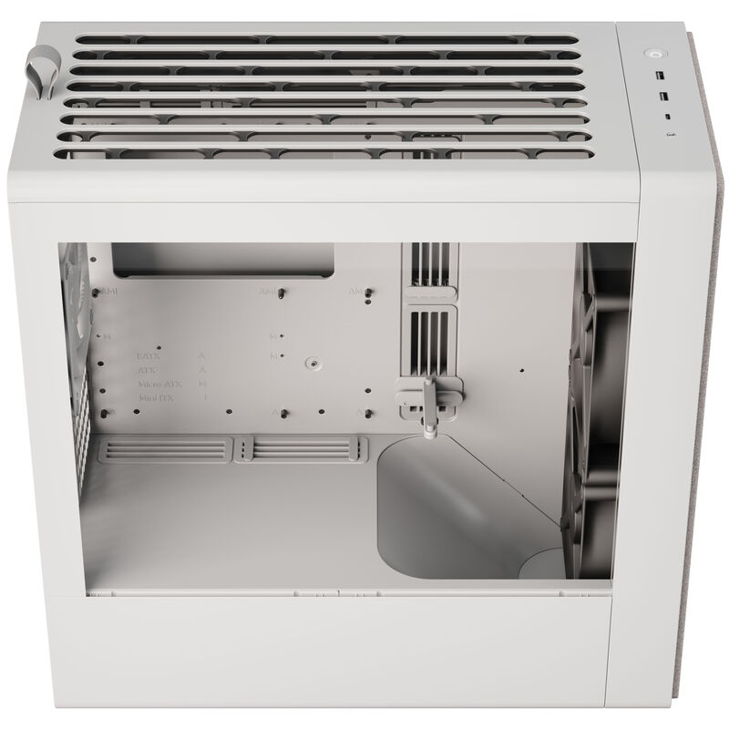 HAVN BF 360 Flow kabinett midtårn E-ATX herdet glass svart - HAVN