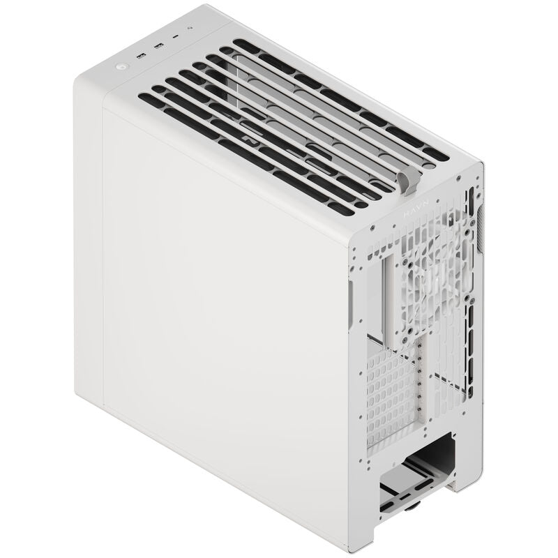 HAVN BF 360 Flow kabinett midtårn E-ATX herdet glass svart - HAVN