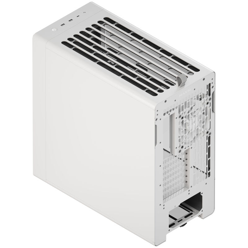 HAVN BF 360 Flow kabinett midtårn E-ATX herdet glass svart - HAVN