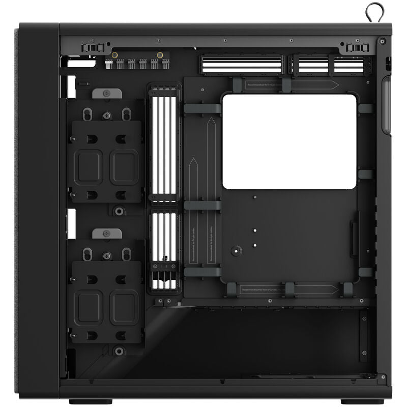 HAVN BF 360 Flow kabinett midtårn E-ATX herdet glass svart - HAVN
