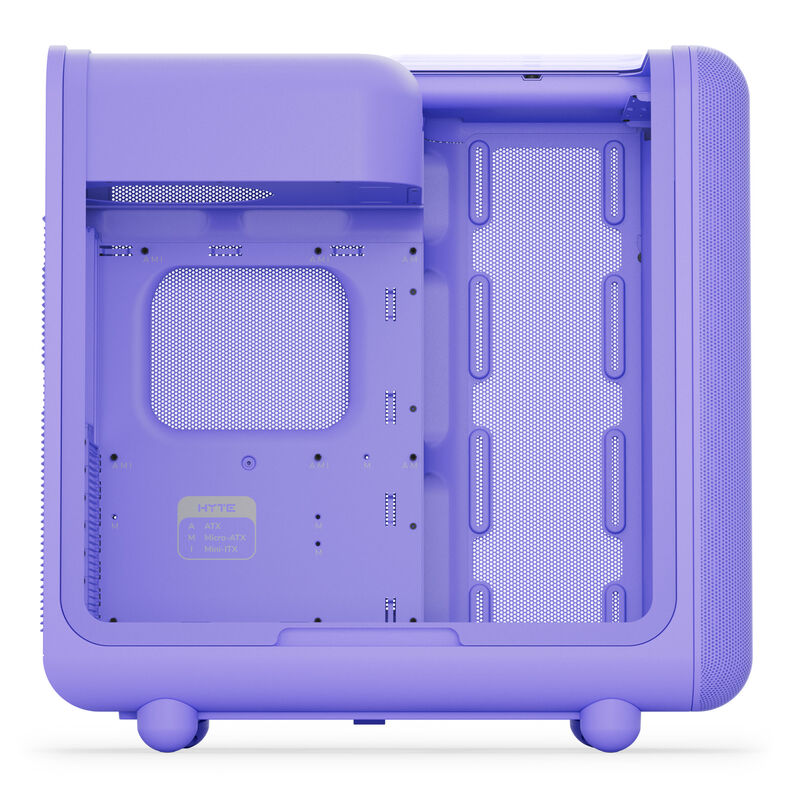 HYTE X50 kabinett midtårn Taro Milk E-ATX herdet glass - HYTE