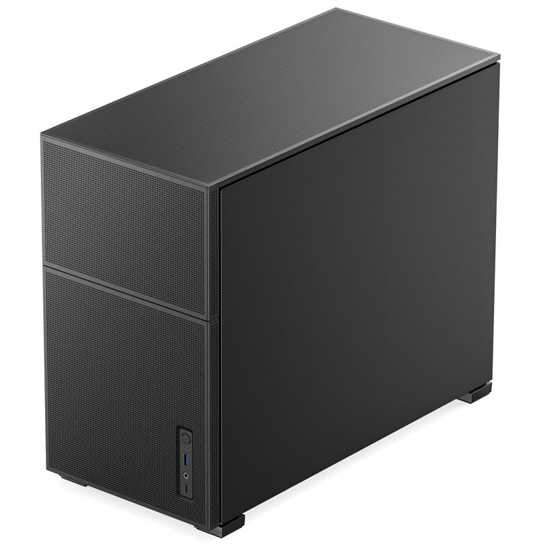 Jonsbo D31 MESH kabinett Micro-ATX herdet glass hvit - Jonsbo