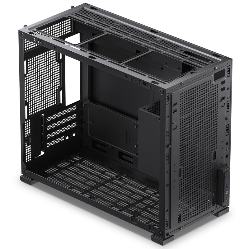 Jonsbo D31 MESH kabinett Micro-ATX herdet glass hvit - Jonsbo