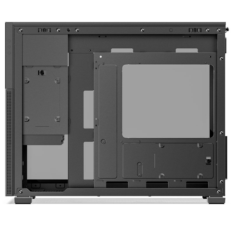 Jonsbo D31 Screen Micro-ATX kabinett herdet glass hvit - Jonsbo