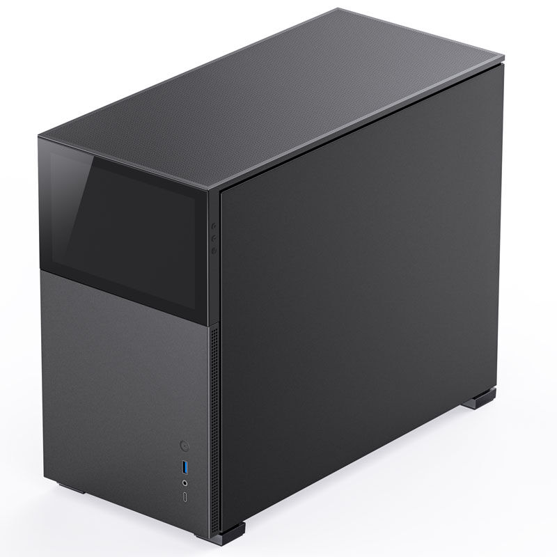 Jonsbo D31 Screen Micro-ATX kabinett herdet glass hvit - Jonsbo