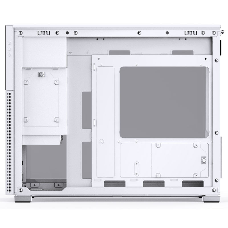 Jonsbo D31 Screen Micro-ATX kabinett herdet glass hvit - Jonsbo