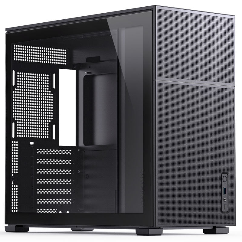 Jonsbo D41 Mesh ATX kabinett midtårn herdet glass svart - Jonsbo
